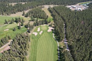 Banff Springs 6th Green Aerial